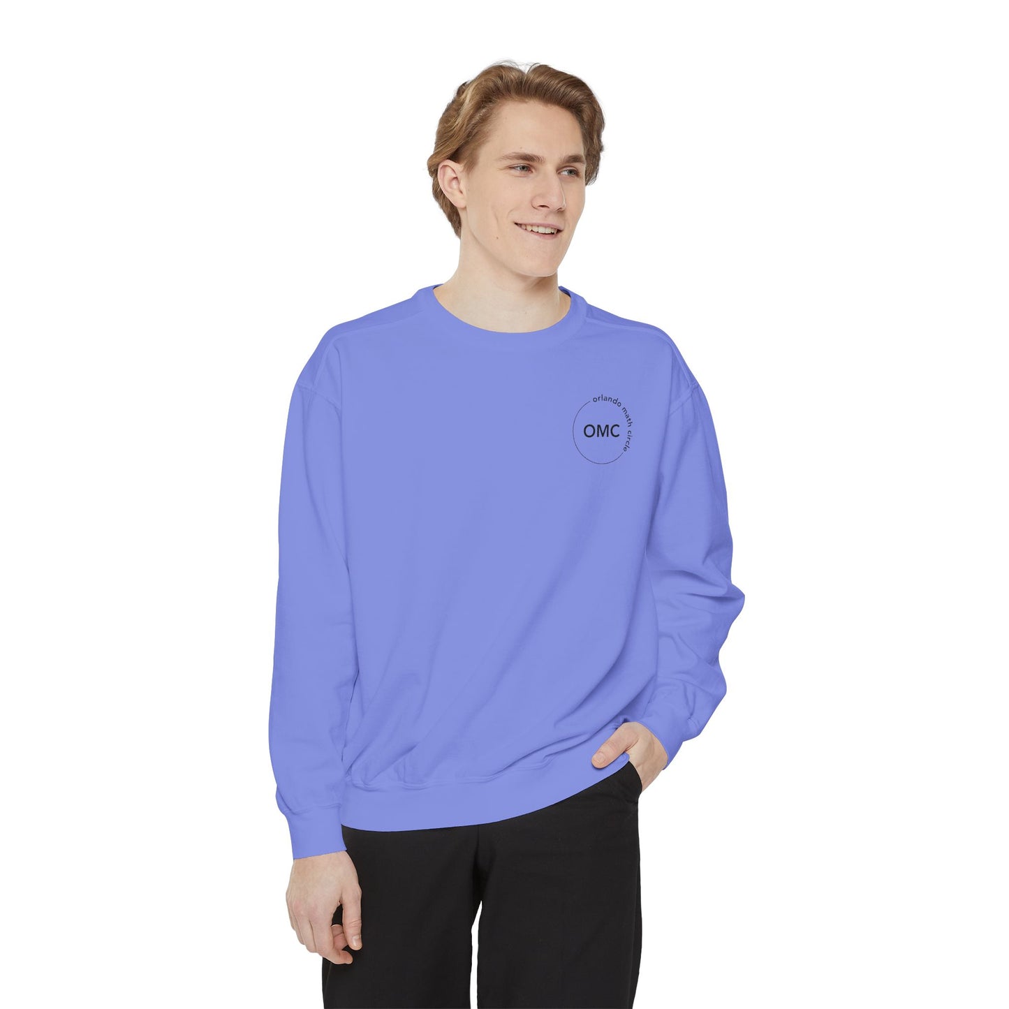 Math Club Graphic Sweatshirt — 'Orlando Math Circle' Geometric Back Print