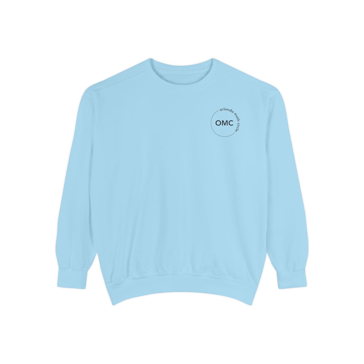 Math Club Graphic Sweatshirt — 'Orlando Math Circle' Geometric Back Print