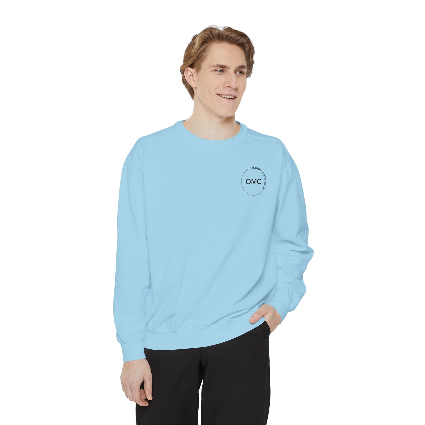 Math Club Graphic Sweatshirt — 'Orlando Math Circle' Geometric Back Print