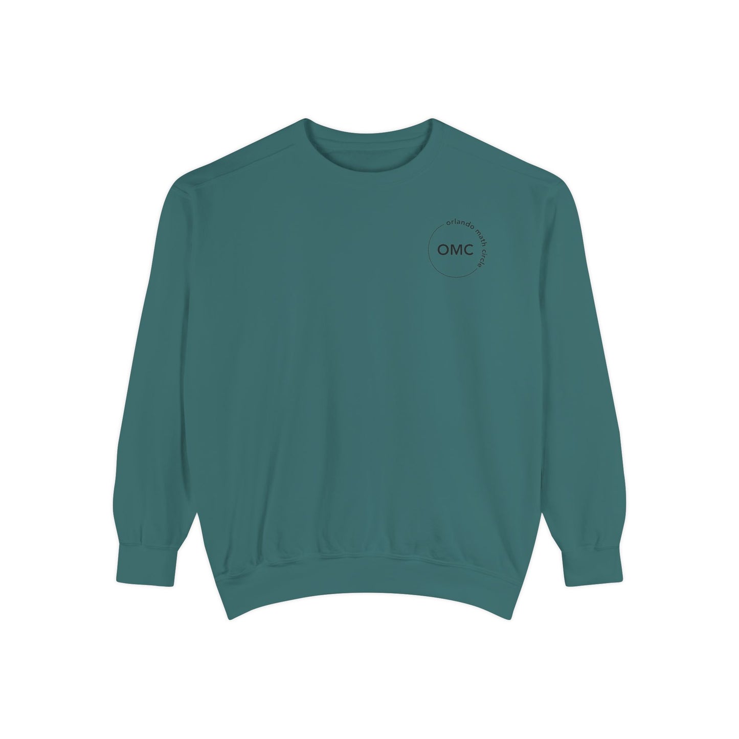Math Club Graphic Sweatshirt — 'Orlando Math Circle' Geometric Back Print