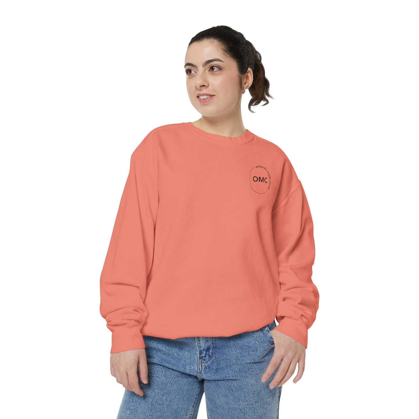 Math Club Graphic Sweatshirt — 'Orlando Math Circle' Geometric Back Print