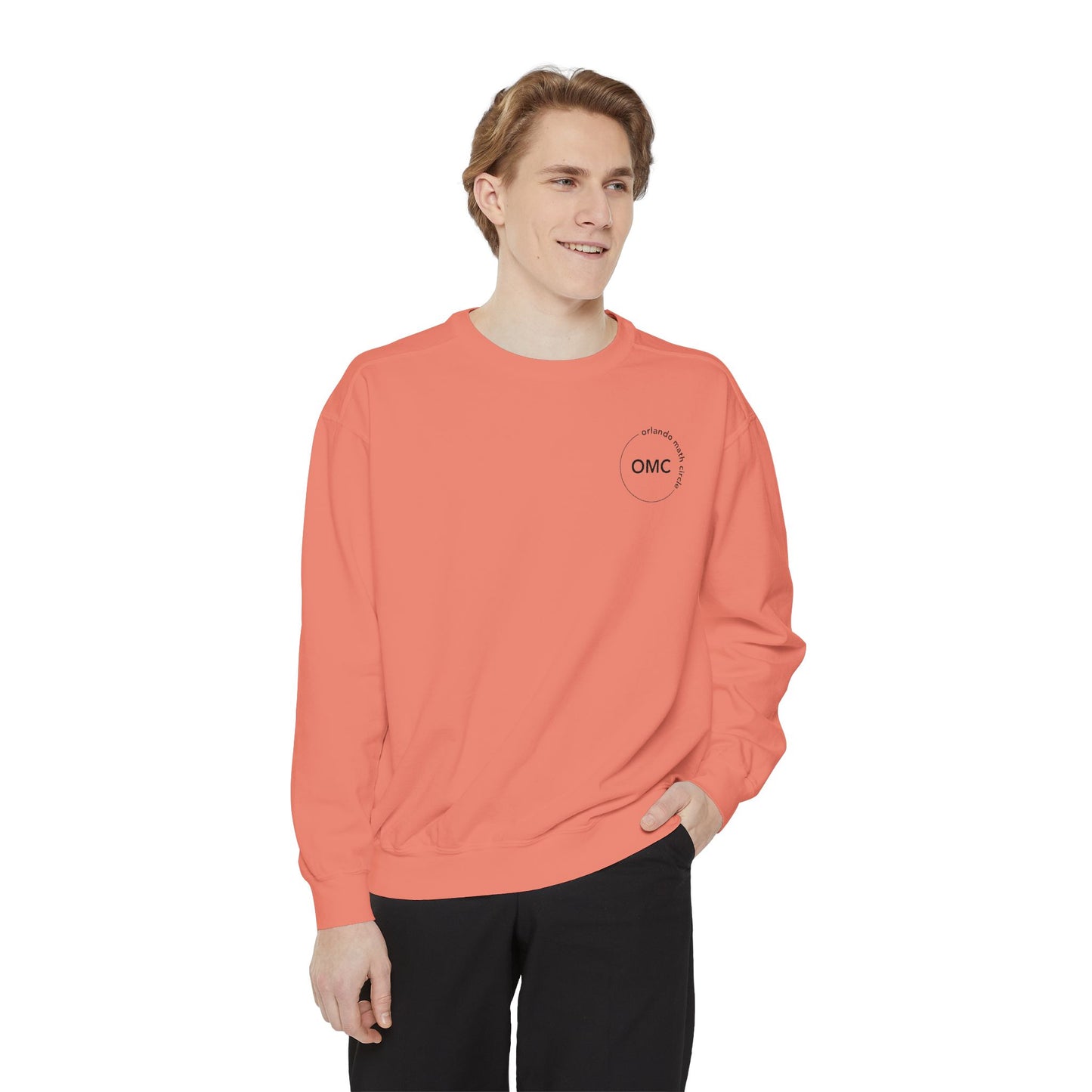 Math Club Graphic Sweatshirt — 'Orlando Math Circle' Geometric Back Print