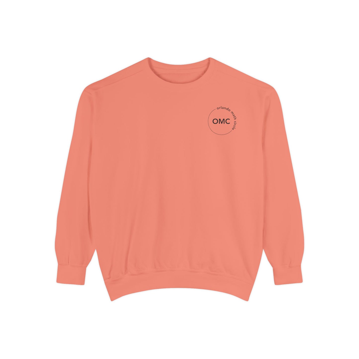 Math Club Graphic Sweatshirt — 'Orlando Math Circle' Geometric Back Print