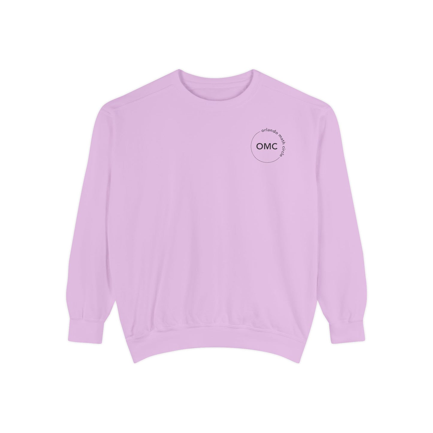 Math Club Graphic Sweatshirt — 'Orlando Math Circle' Geometric Back Print