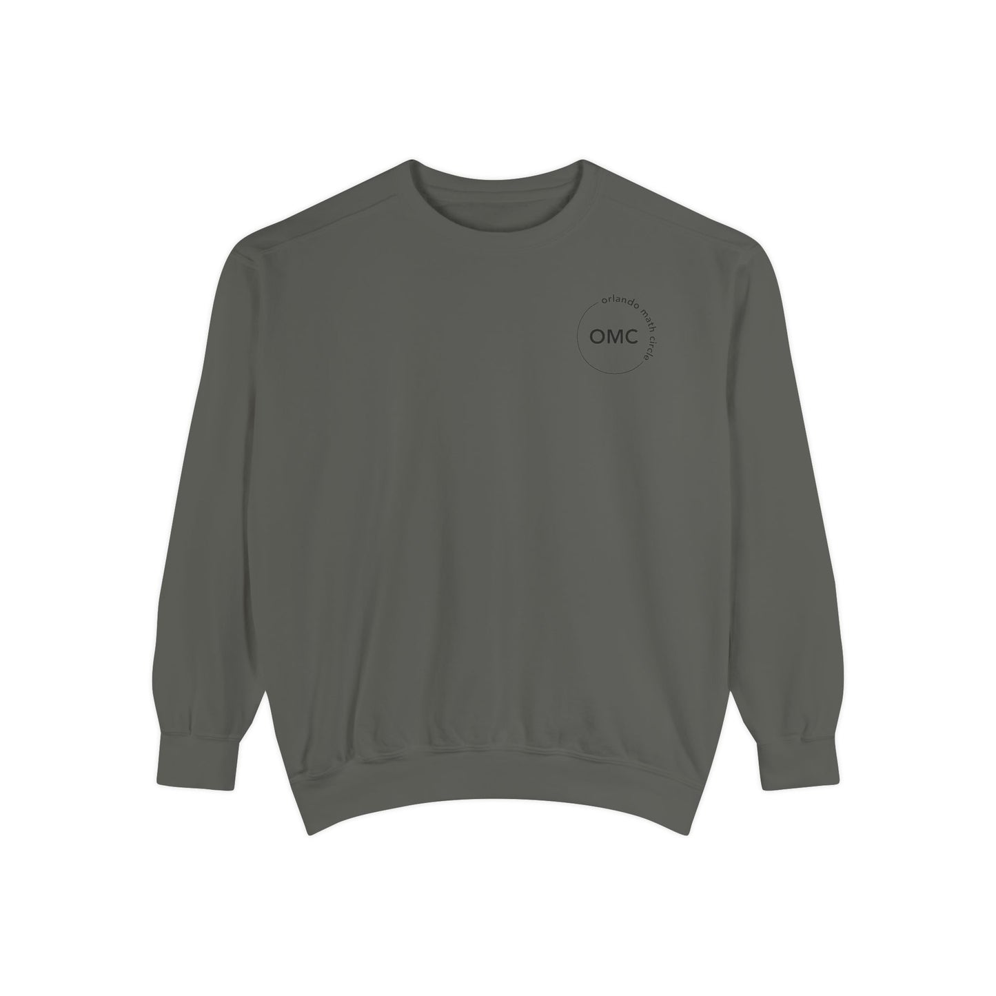 Math Club Graphic Sweatshirt — 'Orlando Math Circle' Geometric Back Print
