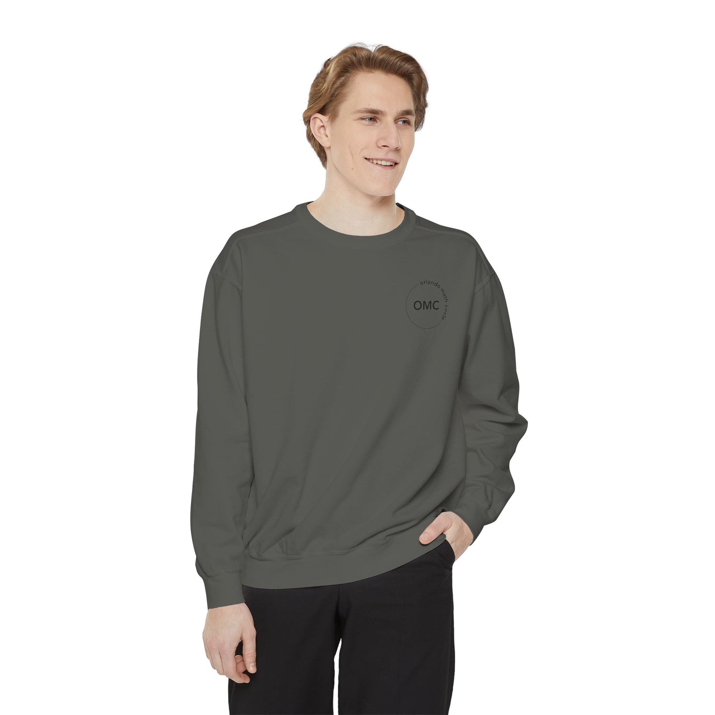 Math Club Graphic Sweatshirt — 'Orlando Math Circle' Geometric Back Print