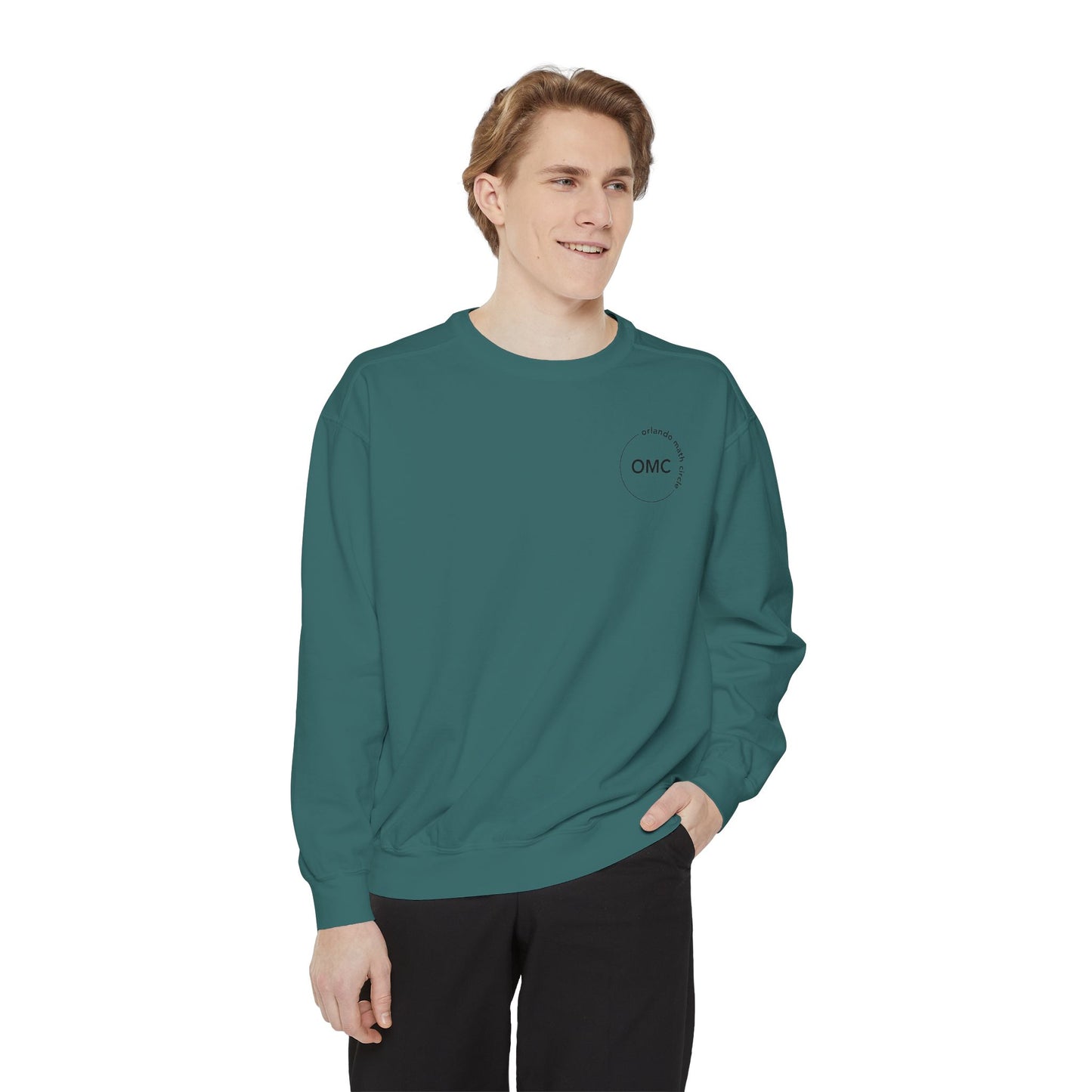 Math Club Graphic Sweatshirt — 'Orlando Math Circle' Geometric Back Print
