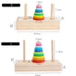 Tower of Hanoi Strategy Puzzle for Kids & Adults