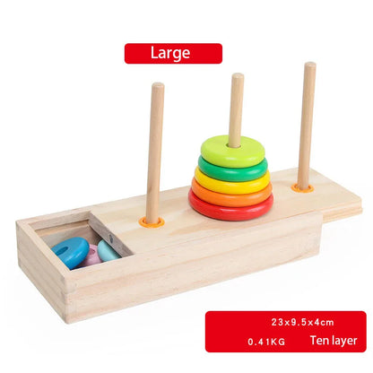 Tower of Hanoi Strategy Puzzle for Kids & Adults