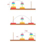 Tower of Hanoi Strategy Puzzle for Kids & Adults