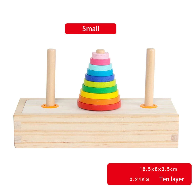 Tower of Hanoi Strategy Puzzle for Kids & Adults