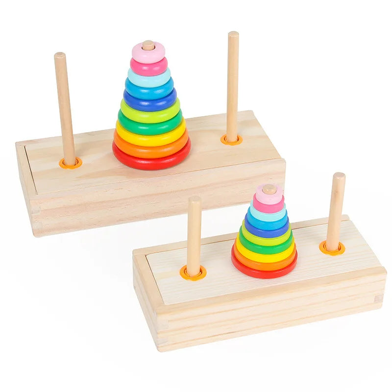 Tower of Hanoi Strategy Puzzle for Kids & Adults