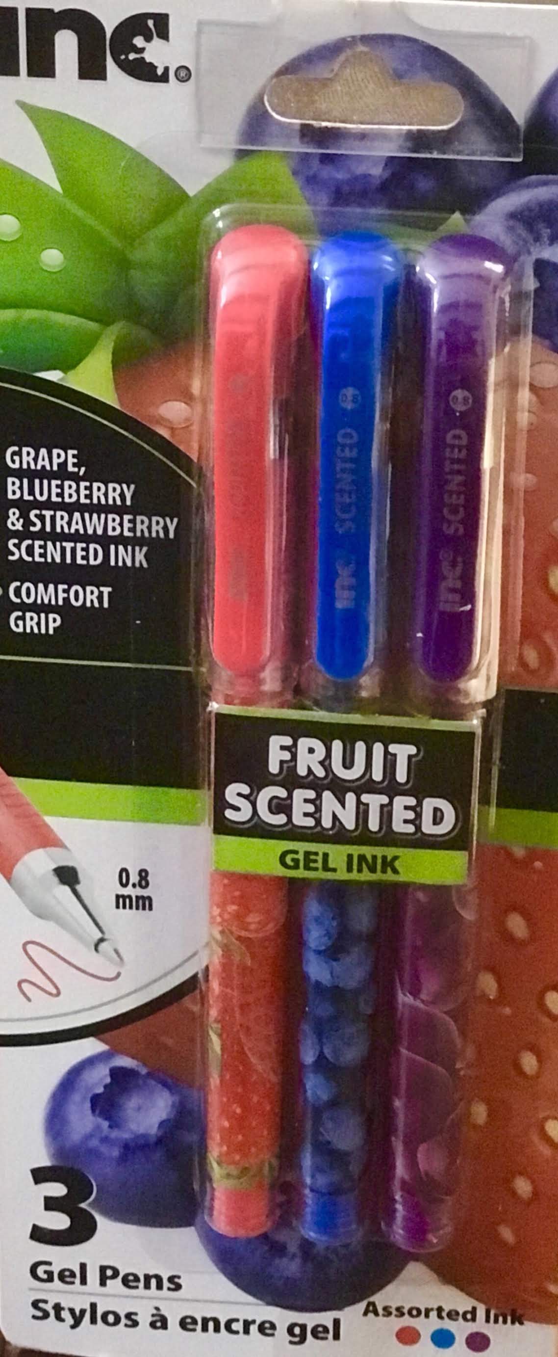  fluorescente neon confezione da 8 TincFlourolicious fruit-scented gel Pen  